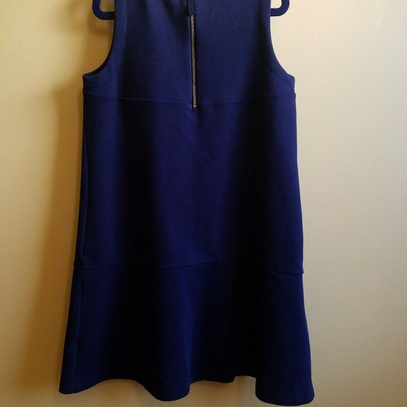 JCREW CREWCUTS SZ 8 NAVY BLUE EMBELLISHED DRESS - Picture 4 of 5